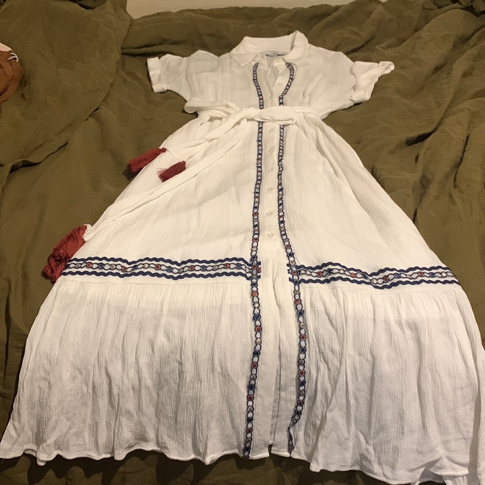 White summer dress